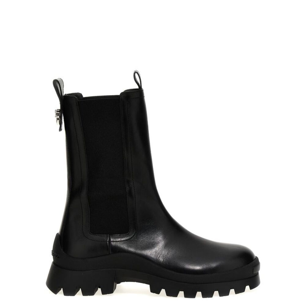 Dsquared² Black Calfskin Ankle Women's Boots